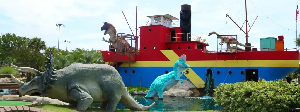 15 Super-Exciting Things to Do in Myrtle Beach with Kids 12 Dinosaur-Themed Mini Golf Course