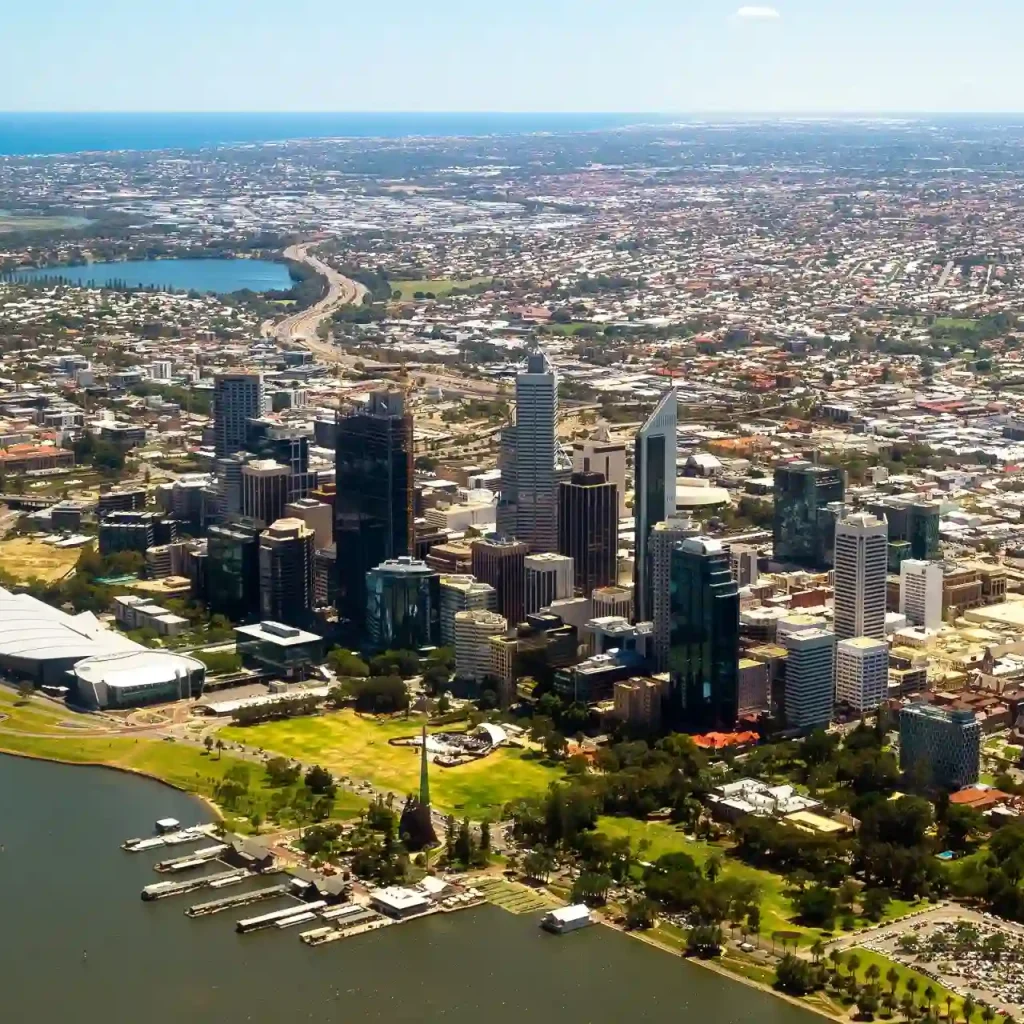 Perth City in Australia