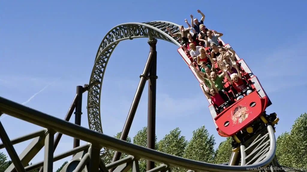 Roller Coaster Ride at Family Kingdom Amusement Park