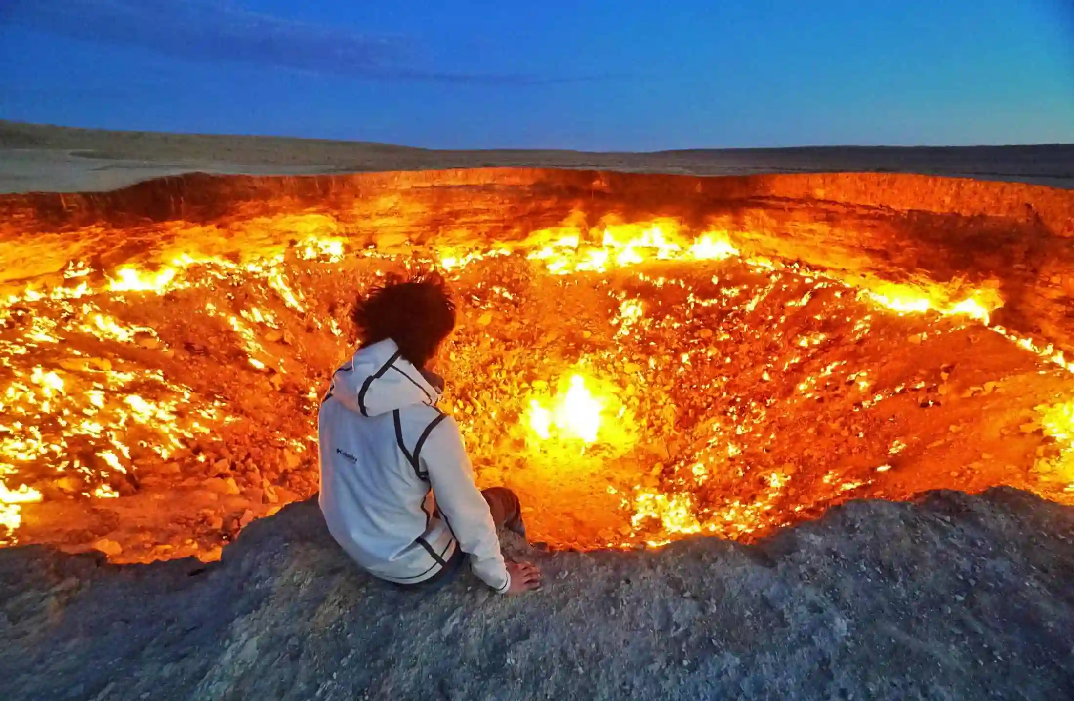 12+ Bone-Chilling Scary Places on Google Earth You Won't Believe Actually Exist 7 The Gates of Hell Turkmenistan