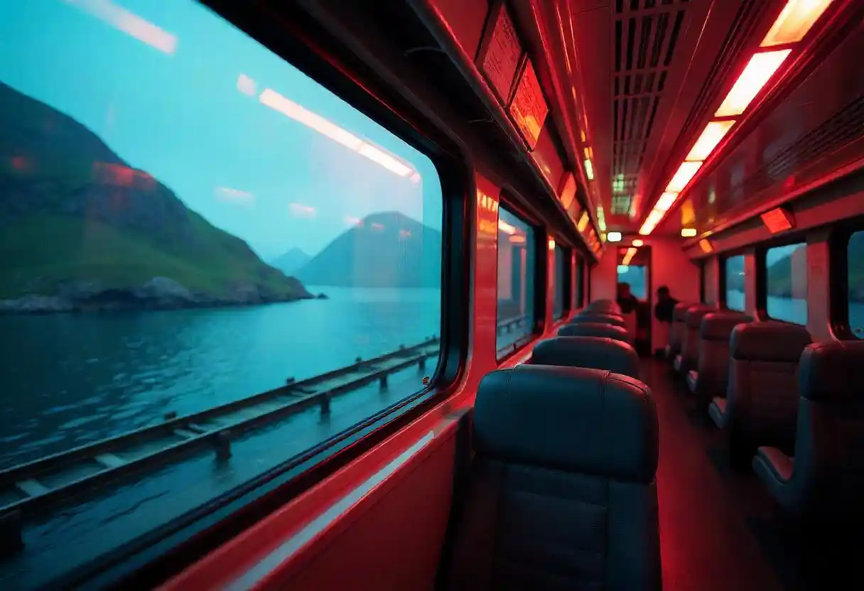 by Train to Lofoten Islands