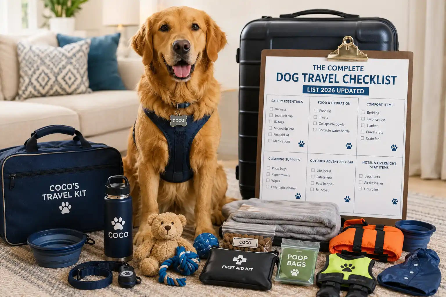 The Only Dog Travel Checklist You Need for Safe Adventures 3 Complete Dog Travel Checklist List