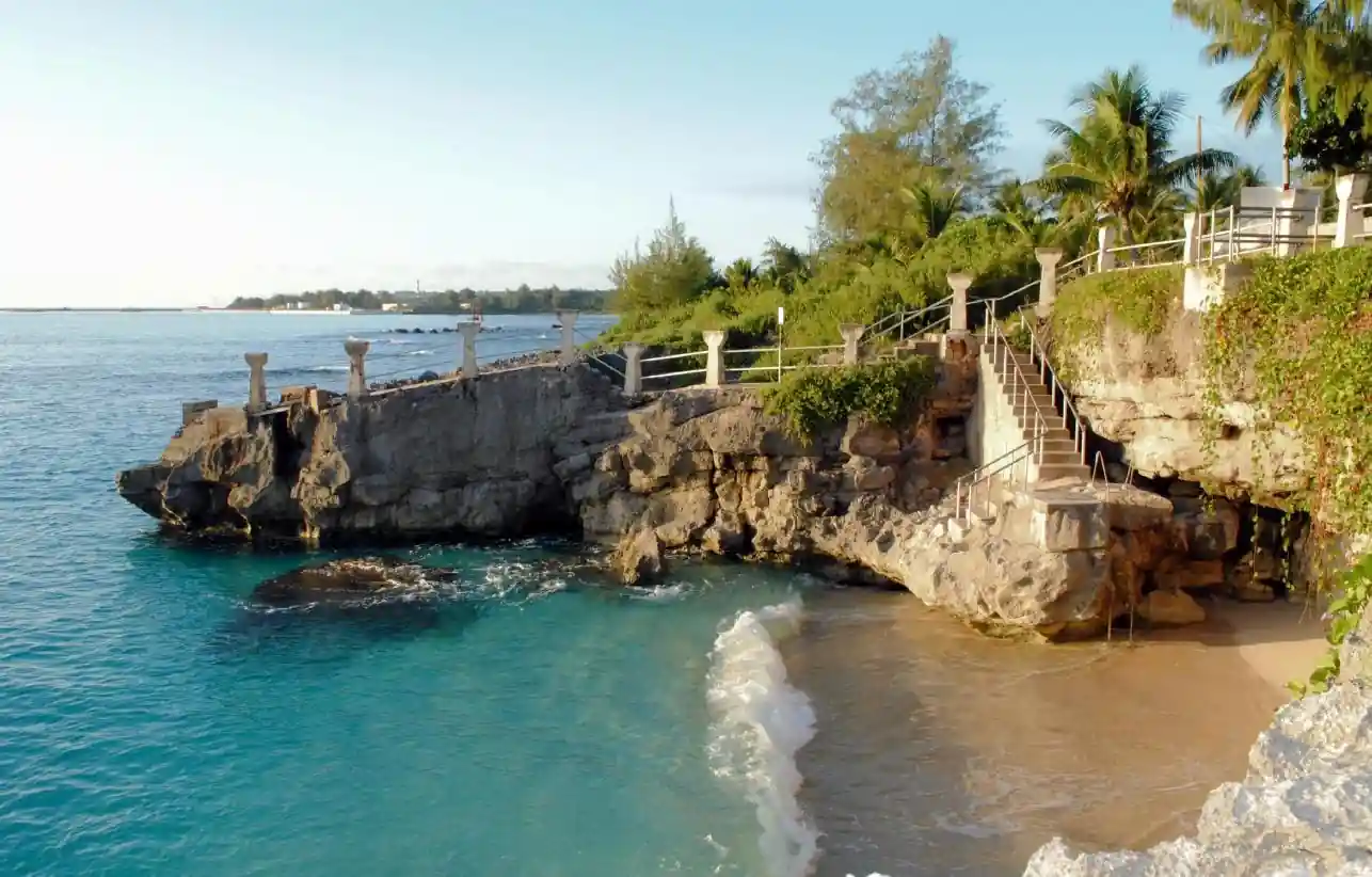 Taga Beach The Tinian Blowhole Nature Left Untamed