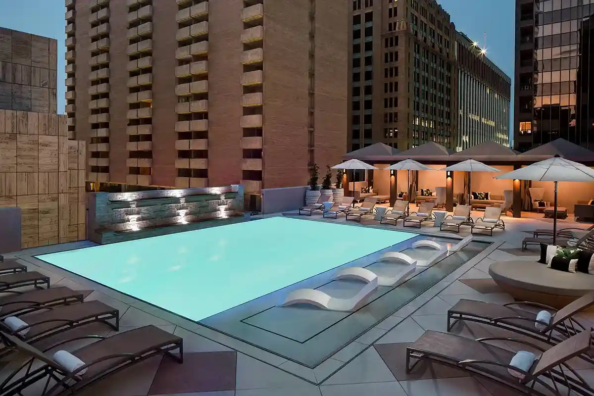 Adolphus Hotel Rooftop Garden