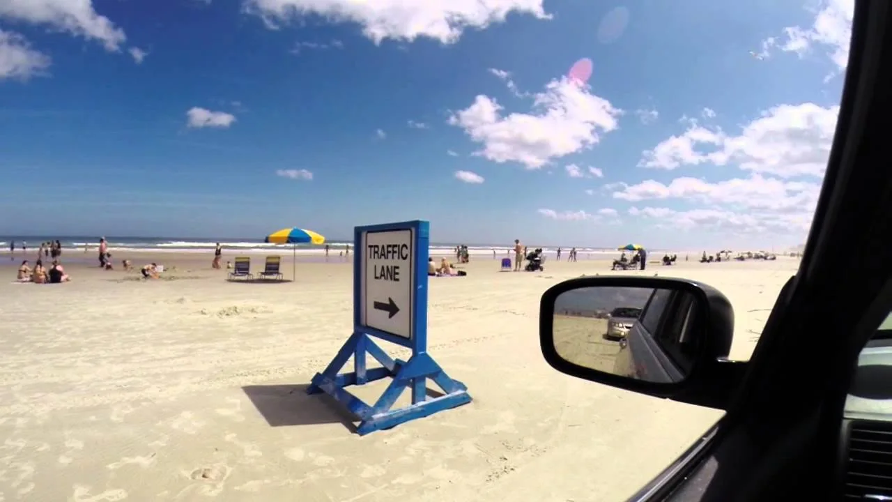 Dangerous Driving on the Beach Daytona