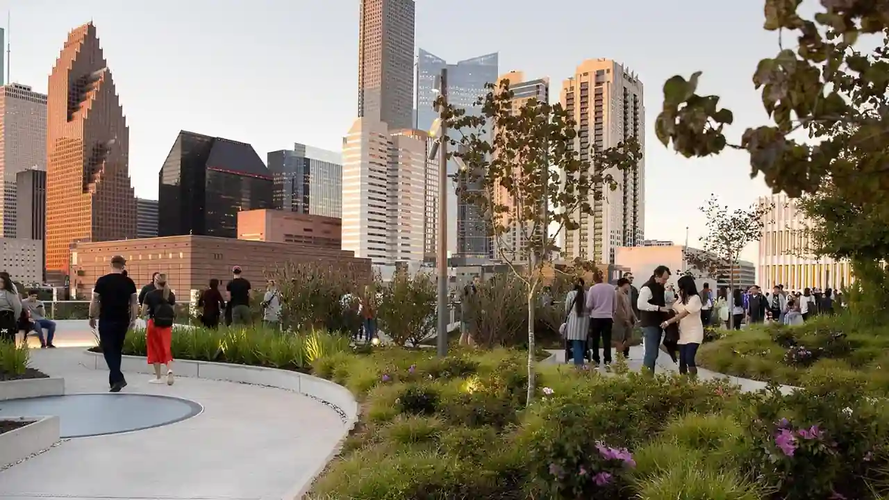 POST Houston Rooftop Park Food Hall
