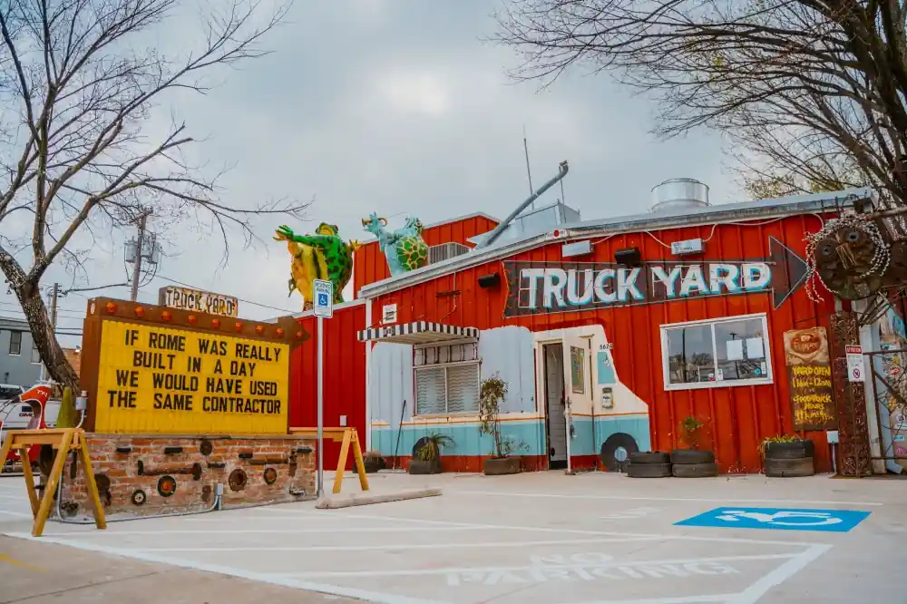 Truck Yard Houston Quirky Food Entertainment