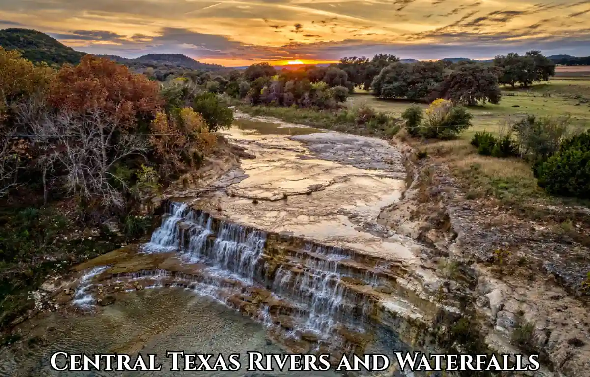 Central Texas Rivers and Waterfalls