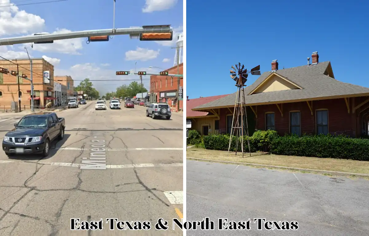 East Texas and North East