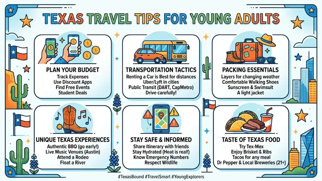 Fun Things to Do in Texas for Young Adults - A 2026 Guide 8 Travel Tips for Young Adults Visiting