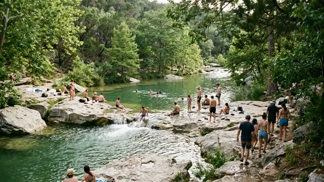 15+ Best Swimming Holes in Texas You Need to Visit 3 The Flats Swimming hole