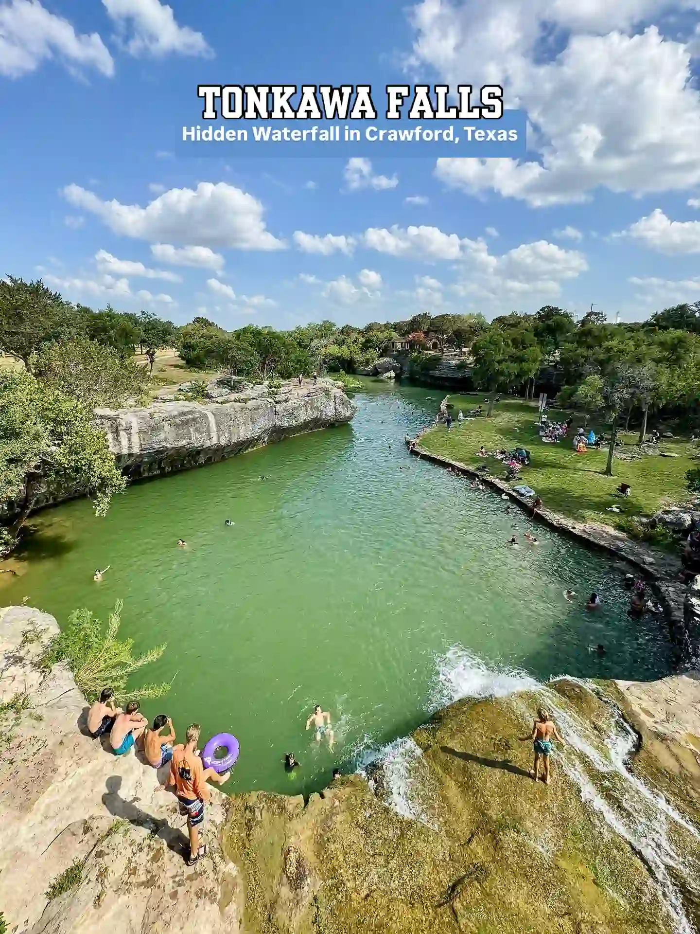 15+ Best Swimming Holes in Texas You Need to Visit 8 Tonkawa Falls