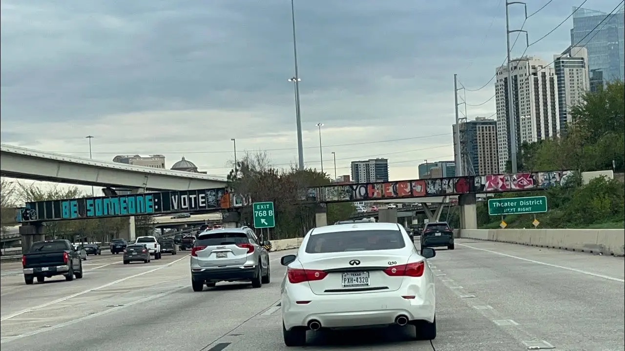 Driving in
