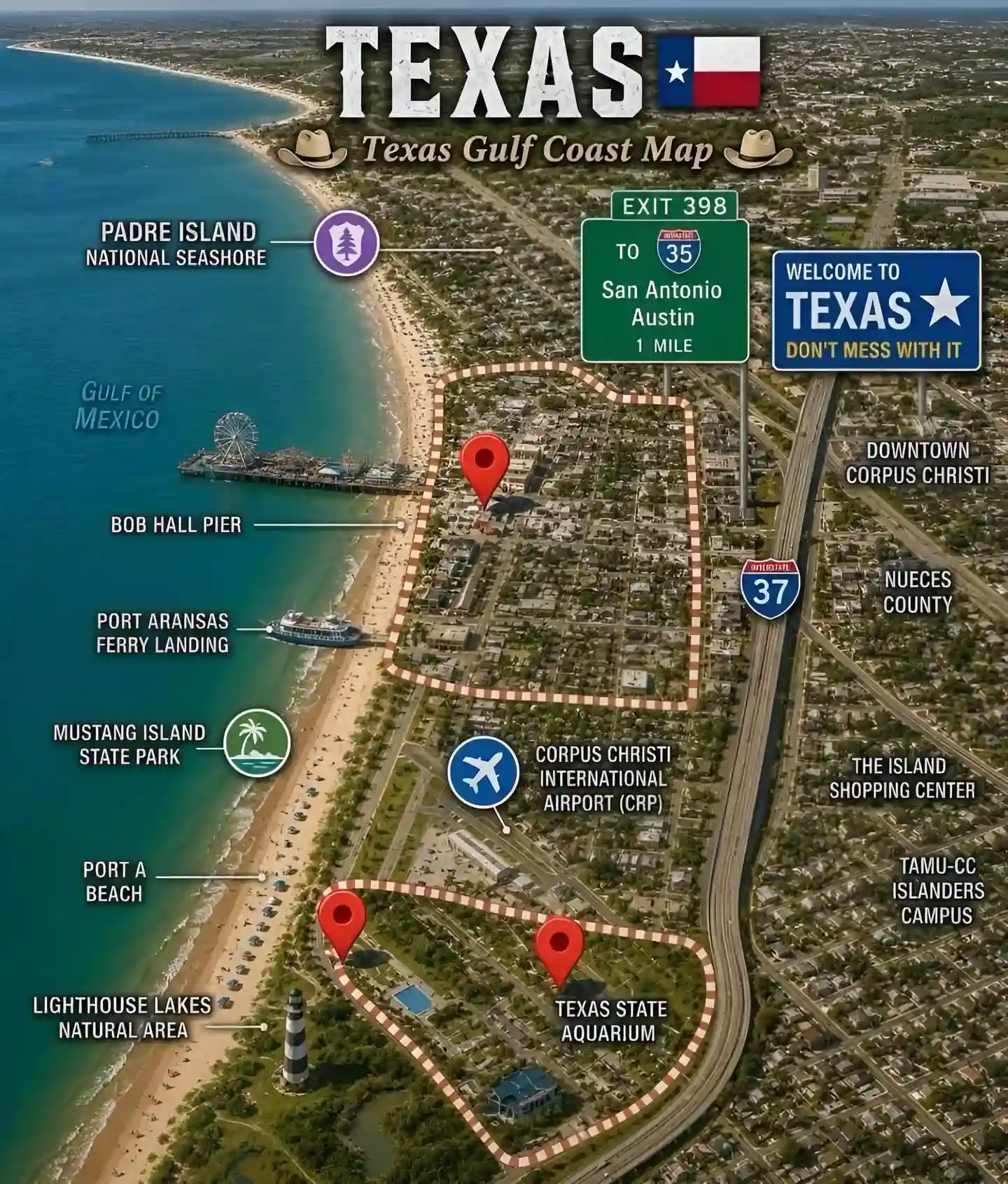 Expert Guide to Texas in Fall: Best Places to Visit, Foliage & Fall Festivals 6 Texas Gulf Coast
