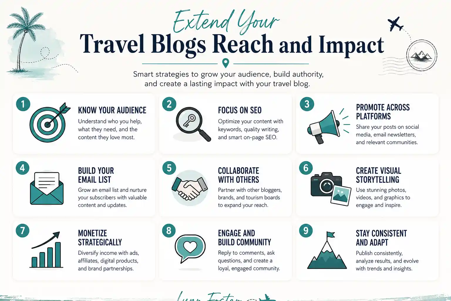 How Can I Become a Travel Blogger? A Step-by-Step Guide for Beginners 4 Extend Your Travel Blogs Reach and Impact